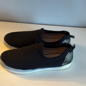 Stuart Weitzman Black Slip-On Shoes